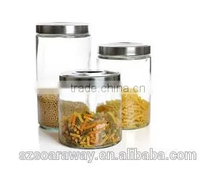 Hot Sale Transparent Healthy Food Mason Jar Glass Spice Bottle With Lid thumbnail-1