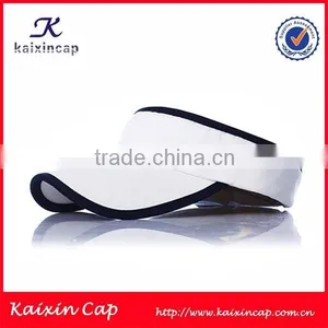 2015 New Fashion High Quality White 100 Cotton Sun Visor Cap Sun Visor Hat thumbnail-1