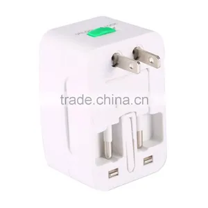 Universal Travel Plug Socket Adapters All in 1 Travel Worldwide US UK AU EU FR DE ES SG BR RU CA NZ IT CL MX Electrical Power Pl thumbnail-5