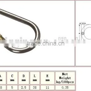 STAINLESS STEEL PEAR SHAPED QUICK LINK thumbnail-4