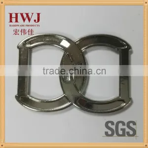 High Quality Hang Plating Enamel Filled Ring Belt Buckle for Garment thumbnail-2