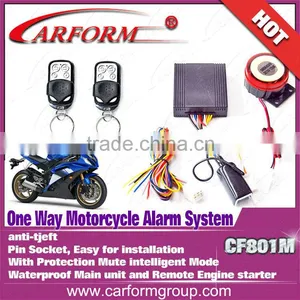 Auto Parts 12V Waterproof Main Unit Motorcycle Alarm System With Remote Engine Start thumbnail-1