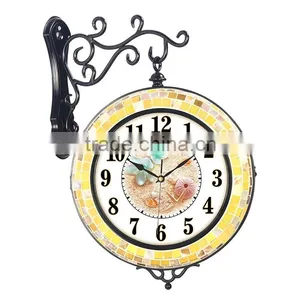 Garden Decor Mosaic Double Sided Digital Flip Clock thumbnail-2