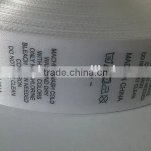 White Color Custom Printed Clothing Labels thumbnail-3