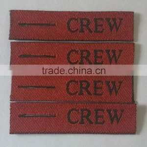 Custom Woven Label Zipper Pull With Customer's Logo thumbnail-1