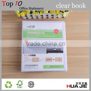 A4 Size White Creative Pvc Clear Book Ring Binder thumbnail-2