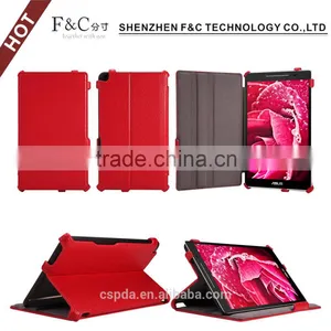 Auto Sleep/wake Feature Stand Folio Heat Setting Leather Case for ASUS ZenPad 8.0 thumbnail-1