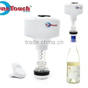 4pcs AA Batteries Operated Stainless Steel Wine Opener thumbnail-1