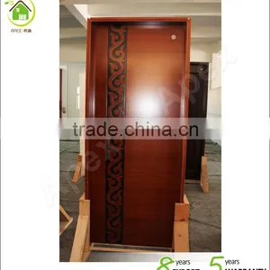 LOW PRICE Project Fire Rated Door Composite Wood Veneer and ROCK WOOL Filling 20mins-90mins Fire Proof thumbnail-2