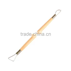 Natural Wood Handle Pottery Clay Modeling Clay Tools Set thumbnail-4