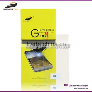 [Somostel] Newest! Curved Edge Tempered Glass for Htc One M9 Screen Protector,9H Glass for Htc One M9 Tempered Glass thumbnail-1