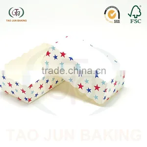 14*5*4cm Rectangle Shaped Disposable Cake Container Baking Cups thumbnail-4