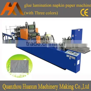 HX-380 Sale Restaurant Folding and Printing Paper Napkin Making Machine Price thumbnail-1