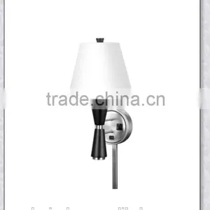 UL List Hotel Guest Room Brushed Nickel Modern Bedside Wall XC-H030 thumbnail-1