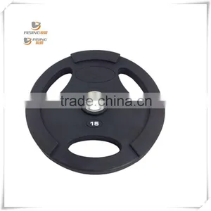 Barbell Plates Type Olympic Solid Rubber Bumper Weight Plate thumbnail-1