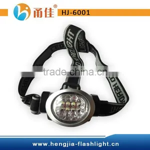 HJ-6001 LED HEADLIGHT 8 LED WITH 3 LIGHTING MODES HEADLIGHT thumbnail-1