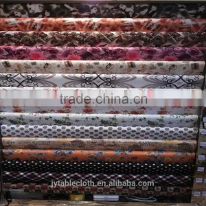 PVC Compound Non-woven Fabric Tablecloth in Roll thumbnail-1