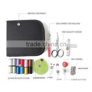 12.5*11.5*2.5 Sewing Kit in Zipper Pouch Cheap Mini Sewing Kit thumbnail-5