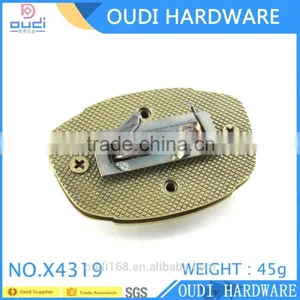 Unique Antique Brass Brush Turn Lock and Clasp for Bag Part Accessories thumbnail-5