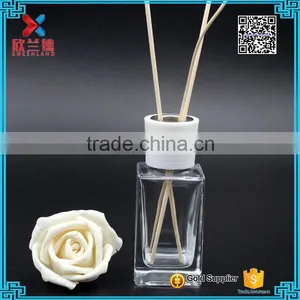 Korea Wholesale Reed Diffuser Oils Botella de Vidrio Reed Diffuser 80ml,200ml Rectangle Shape Bottle Supplier's Choice thumbnail-3