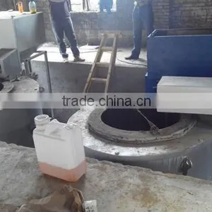 Hot Sale Automatic Industrial Biomass Wood Pellet Burner Aluminium Melting Furnace 300/500/800/1000KG Capacity thumbnail-4