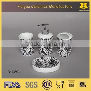 Ceramic Bathroom Cup, Mouthwash Cup, Bathroom Accessory Cup thumbnail-2