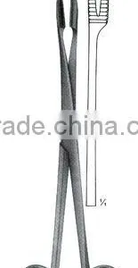 GROSS Sponge and Dressing Forceps Without Ratchet 200 mm thumbnail-1