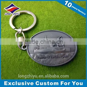 Mid East Advertising Round Metal Keychain 3d Custom Shaped Keychain thumbnail-5