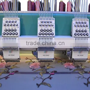 Computerized 24 Heads High Speed 1200rpm Flat Embroidery Machine thumbnail-2