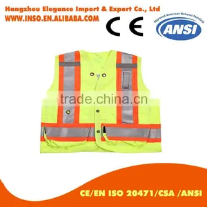 Oxford Hi-Vis Vest 3m Reflective Safety Vest High Quality Certified Reflective Cloth thumbnail-3