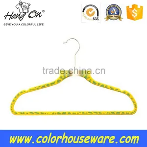 Leopard Velvet Clothes Hanger/flocked Hanger thumbnail-3