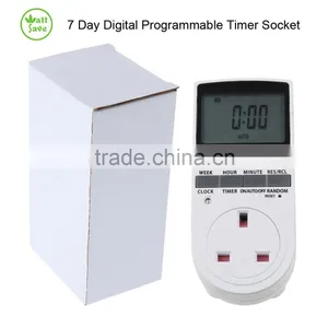 Electronic Programmable Digital Timer Switch UK Plug 13A 2900W thumbnail-2