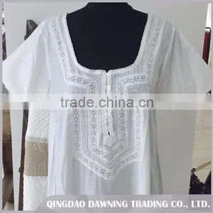 China Suppliers Class A Cotton Night Dress Nightgown Robe Sets thumbnail-2