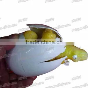 Top Quality Funny Water Dinosaur Egg Plush Toy Juguete de Dinosaurio thumbnail-1