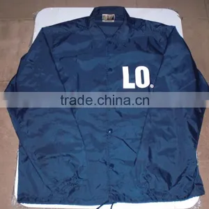 High Quality Custom Screen Printing Front Back Logo 100% Nylon Coache thumbnail-1