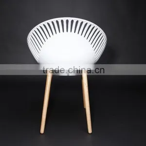 Whole Sale Outdoor Furniture Moon Chair With Wooden Leg Leisure Chair No 1554a thumbnail-4
