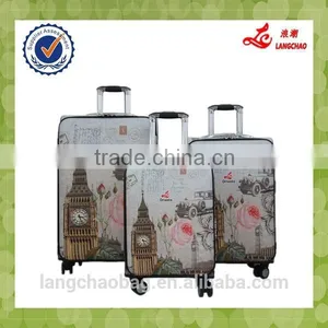 Four Wheels Soft Luggage Sets High Quality Spinner Luggage New Luggage Suitcase thumbnail-5