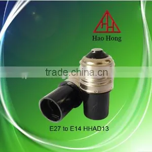 Hot Sale E27 to E14 PBT Adapter Lampholder / Haohong Factory Price / Made in China thumbnail-1