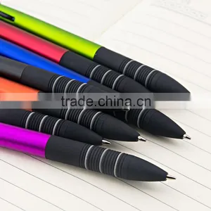3 Color Black Blue Red Ink Click Ballpoint Pen Stylus Pen for Touch Screens Device IPad Tablets Iphone thumbnail-6