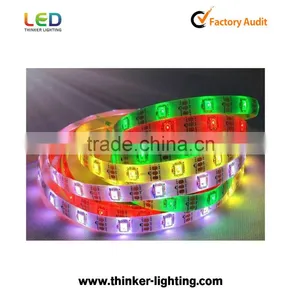 Advertising Lamp WS2812B Led Strips IC Chip Programmable Led Digital Flexible Strip With 5v Built in 144LED/M Smd 5050 Green thumbnail-3