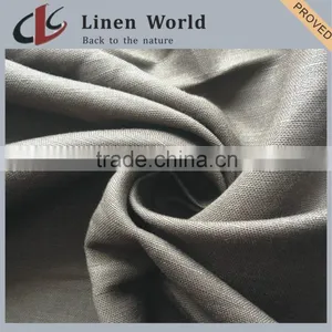 Hight Quality Plain Dyed Interwoven Linen Rayon Fabric For Garment thumbnail-1