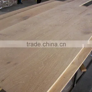 Wide Plank Unfinished Oak Wood Engineered Flooring 260mm thumbnail-2