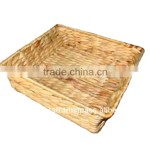 2015 New Product Square Water Hyacinth Basket for Home Decoration and Futniture thumbnail-1