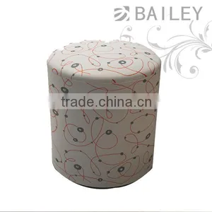 Home Furniture Moroccan Leather Pouf Ottoman thumbnail-1