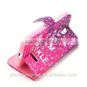 Customized Printing Leather Mobile Phone Case For HTC DESIRE 500 thumbnail-3