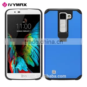 China Factory Wholesale Hybrid Combo TPU PC Cellphone Back Cover for LG K8/K350N/K8 LTE Cell Phone Case thumbnail-1