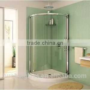 Custom Simple Round Tempered Glass Shower Door thumbnail-4