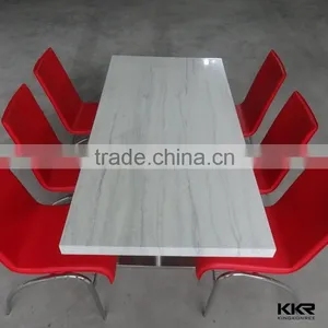 Marble Top Dining Table,restaurant Dining Table and Chairs thumbnail-1