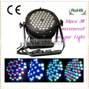 54x3W RGBW Water-proof Led Wash Outdoor Par Lights thumbnail-1