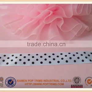 Dots Print Satin Ribbons thumbnail-1